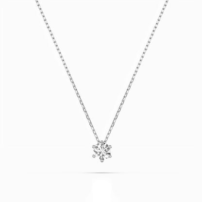 Solitaire Necklace (Round), 0.15 ct — 104-10003(3.4)