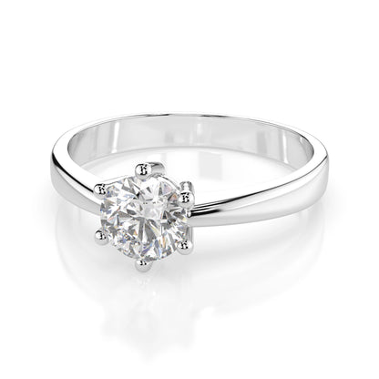 Solitaire Ring (Round), 0.5 ct — 101-10151(5.1)