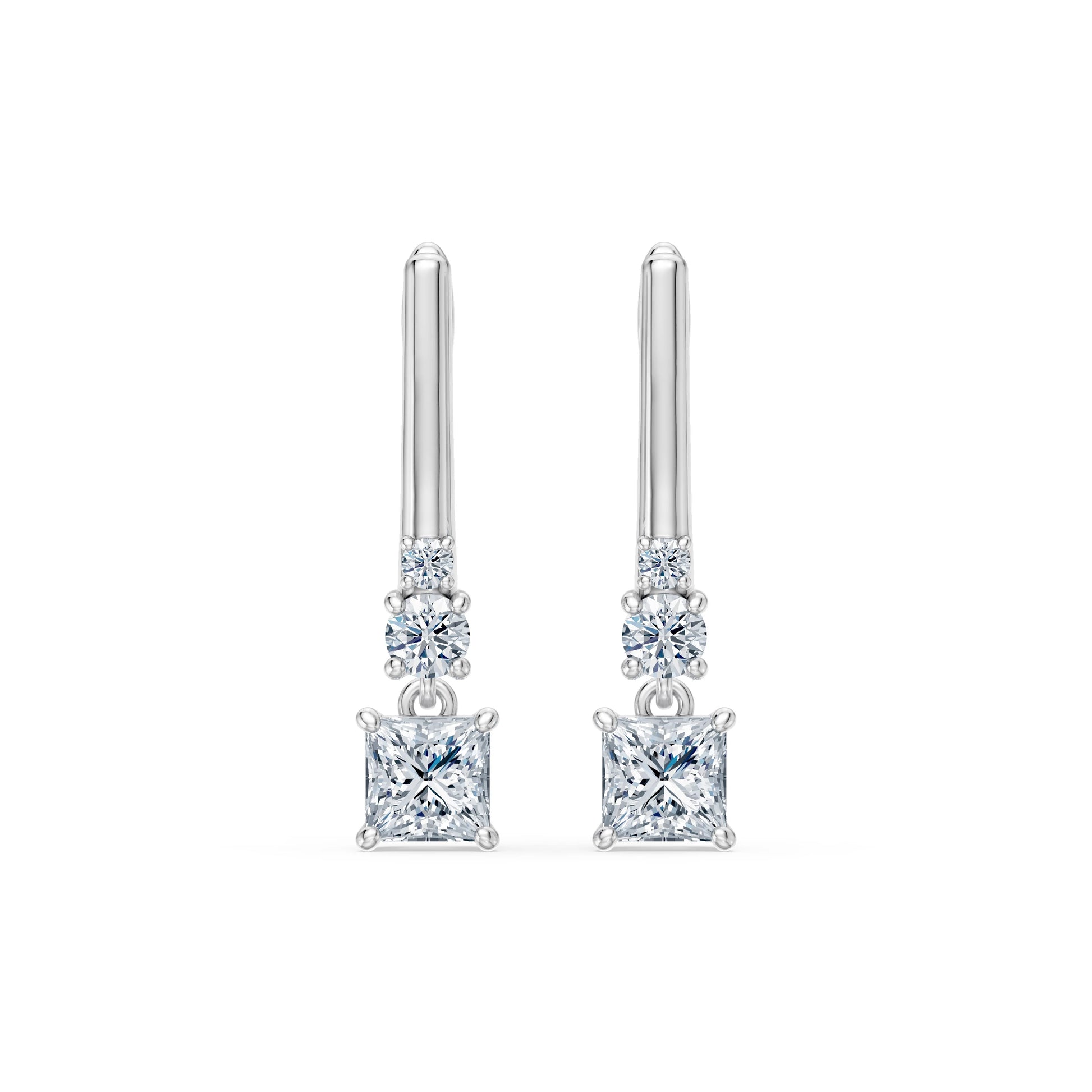 Solitaire Eternity Earring, 0.8 ct — 102-10143(0.40)PR