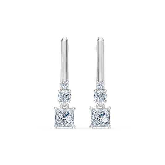 Solitaire Eternity Earring, 0.8 ct — 102-10143(0.40)PR