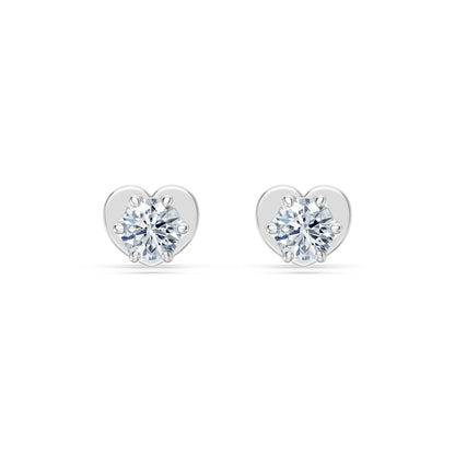Solitaire Butterfly Earring, 0.2 ct — 102-10040/1(3.0)