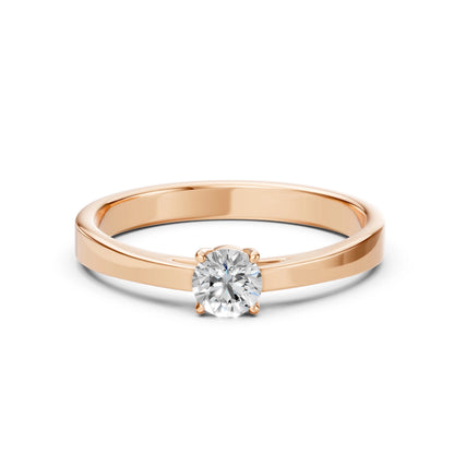 Solitaire Ring (Round), 0.4 ct — 101-10012/1(4.7)