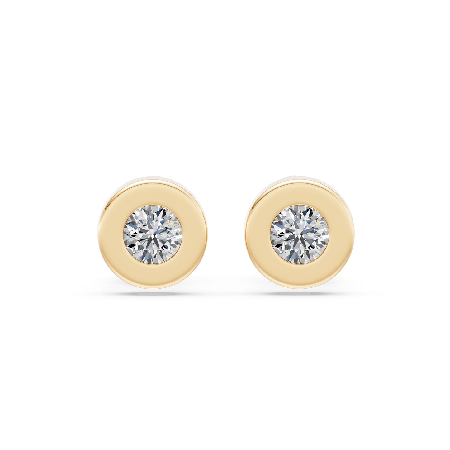 Solitaire Butterfly Earring, 0.4 ct — 102-10050(3.7)