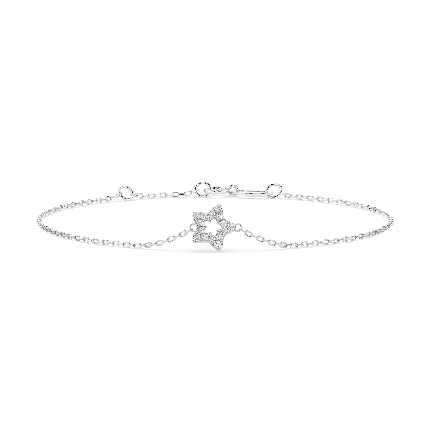 Minimalism Bracelet (Round), 0.08 ct — 105-10014