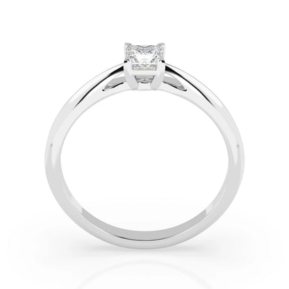 Solitaire Ring (Princess), 0.3 ct — 101-10190(0.30)PR