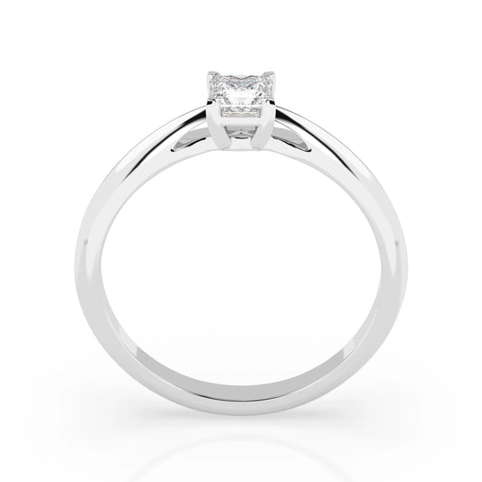 Solitaire Ring (Princess), 0.3 ct — 101-10190(0.30)PR