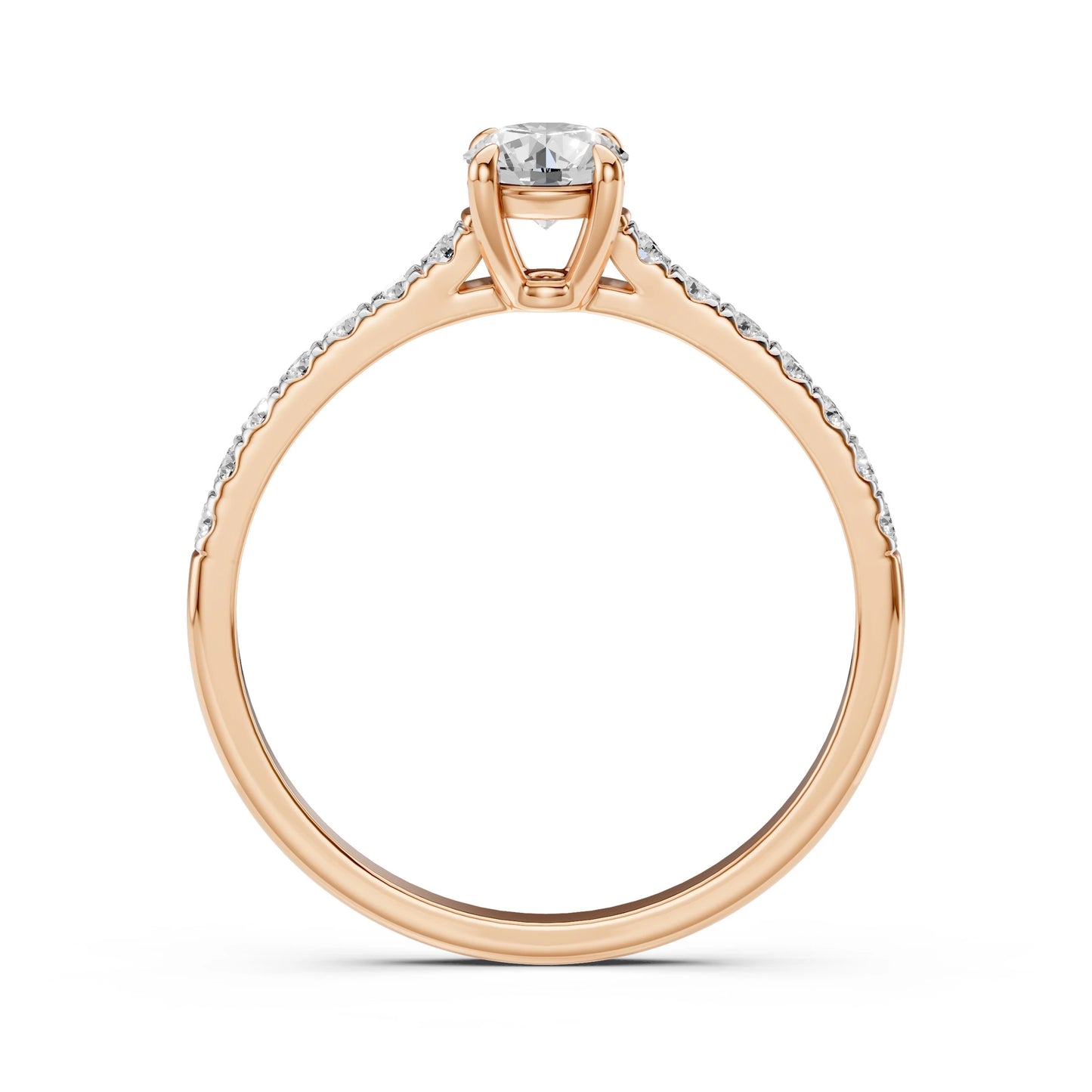 Solitaire Eternity Ring (Round), 0.4 ct — 101-10094(4.7)