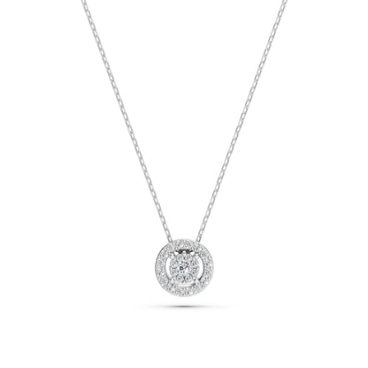 Illusion Necklace (Round), 0.03 ct — 104-10002(2.0)
