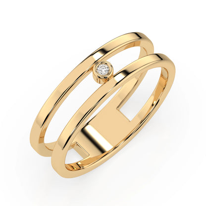Minimalism Ring (Round), 0.02 ct — 101-10064