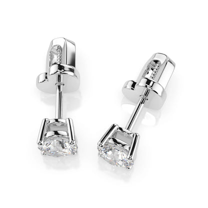 Solitaire Butterfly Earring (Round), 0.7 ct — 102-10012/1(4.5)