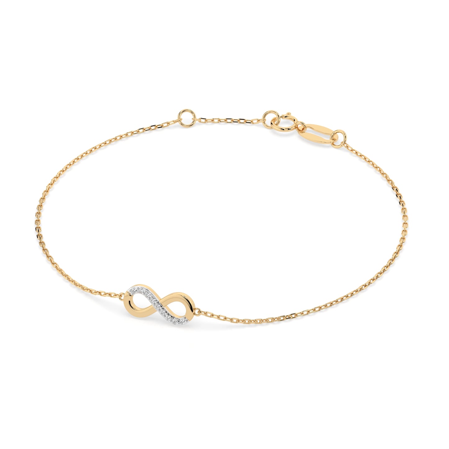 Minimalism Bracelet (Round), 0.05 ct — 105-10009