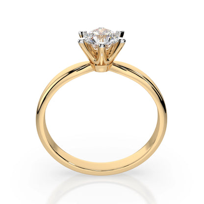 Solitaire Ring (Round), 0.5 ct — 101-10040(5.1)
