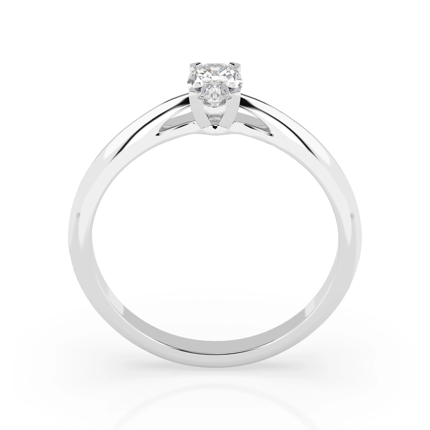 Solitaire Ring (Oval), 0.3 ct — 101-10190(0.30)OV