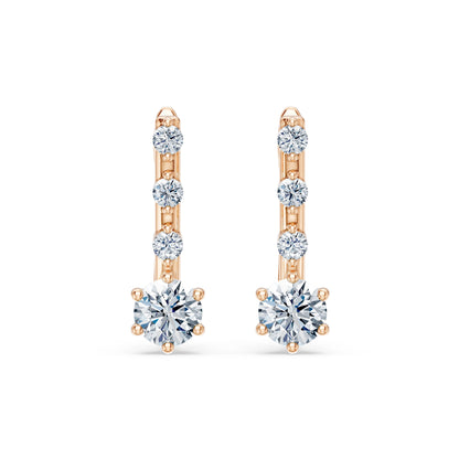 Solitaire Eternity Earring, 0.6 ct — 102-10144(4.2)