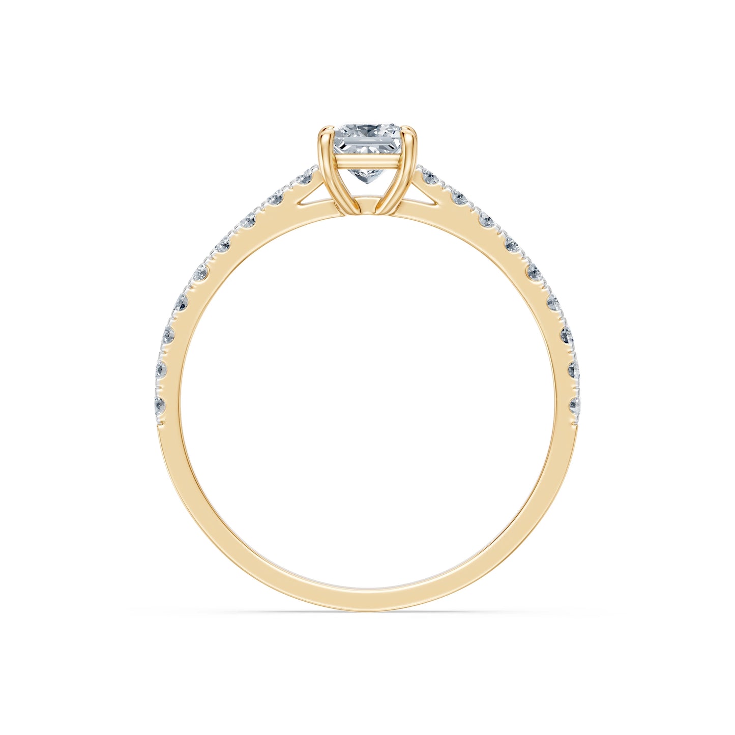 Solitaire Eternity Ring, 0.3 ct — 101-10191(0.30)PR