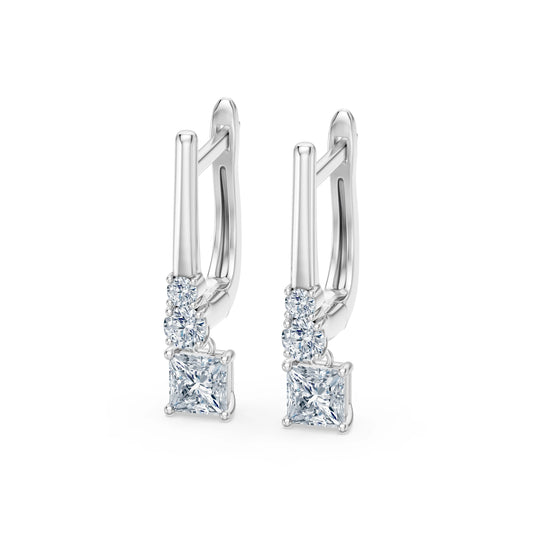 Solitaire Eternity Earring, 0.6 ct — 102-10143(0.30)PR