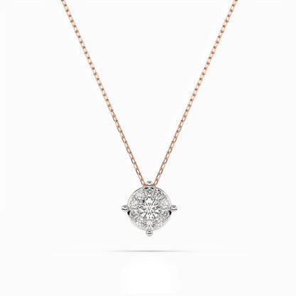 Solitaire Eternity Necklace (Round), 0.1 ct — 104-10001(3.0)