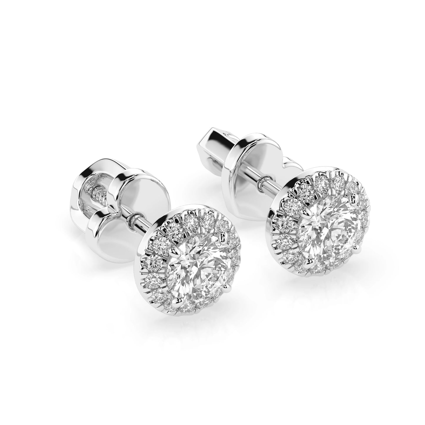 Solitaire Eternity Earring (Round), 0.5 ct — 102-10095(4.0)