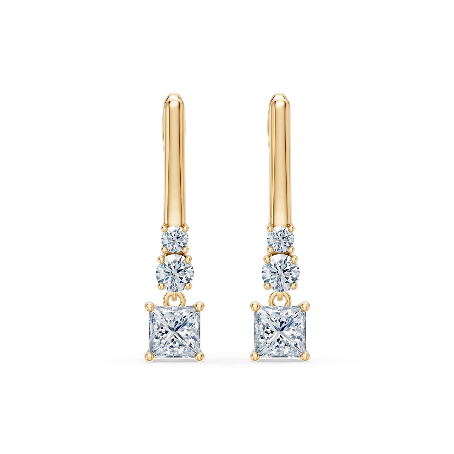 Solitaire Eternity Earring, 0.6 ct — 102-10143(0.30)PR