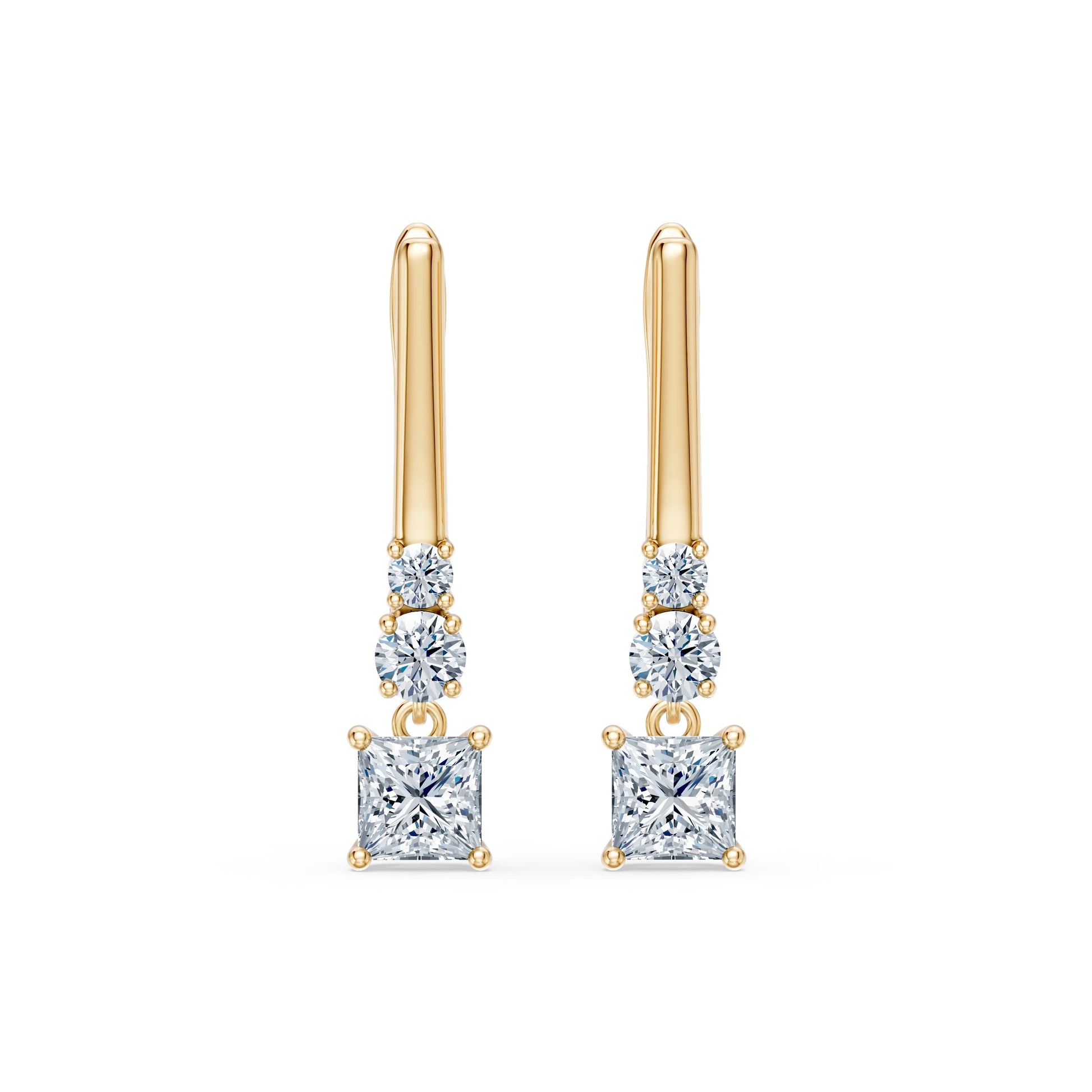 Solitaire Eternity Earring, 0.6 ct — 102-10143(0.30)PR