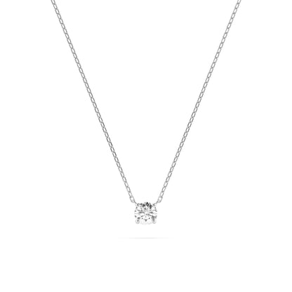 Solitaire Necklace (Round), 0.2 ct — 104-10040(3.7)