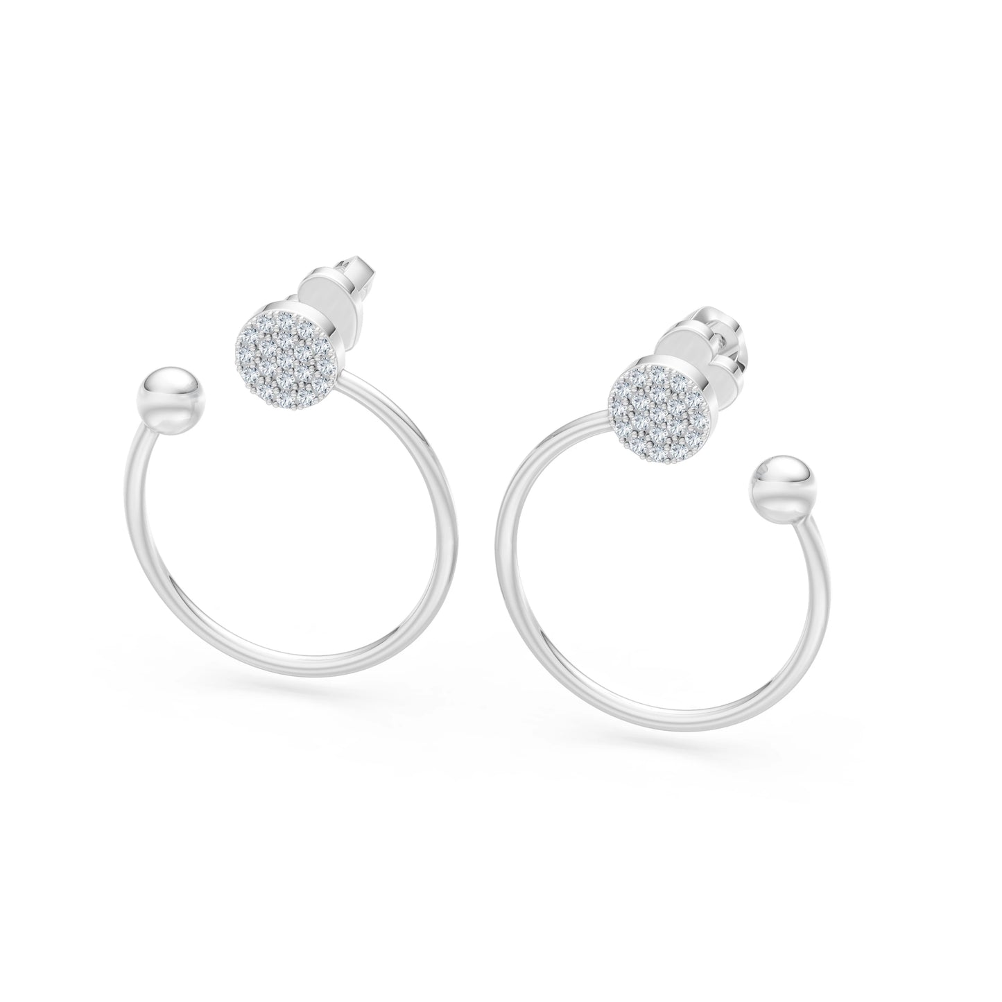 Minimalism Earring, 0.23 ct — 102-10081