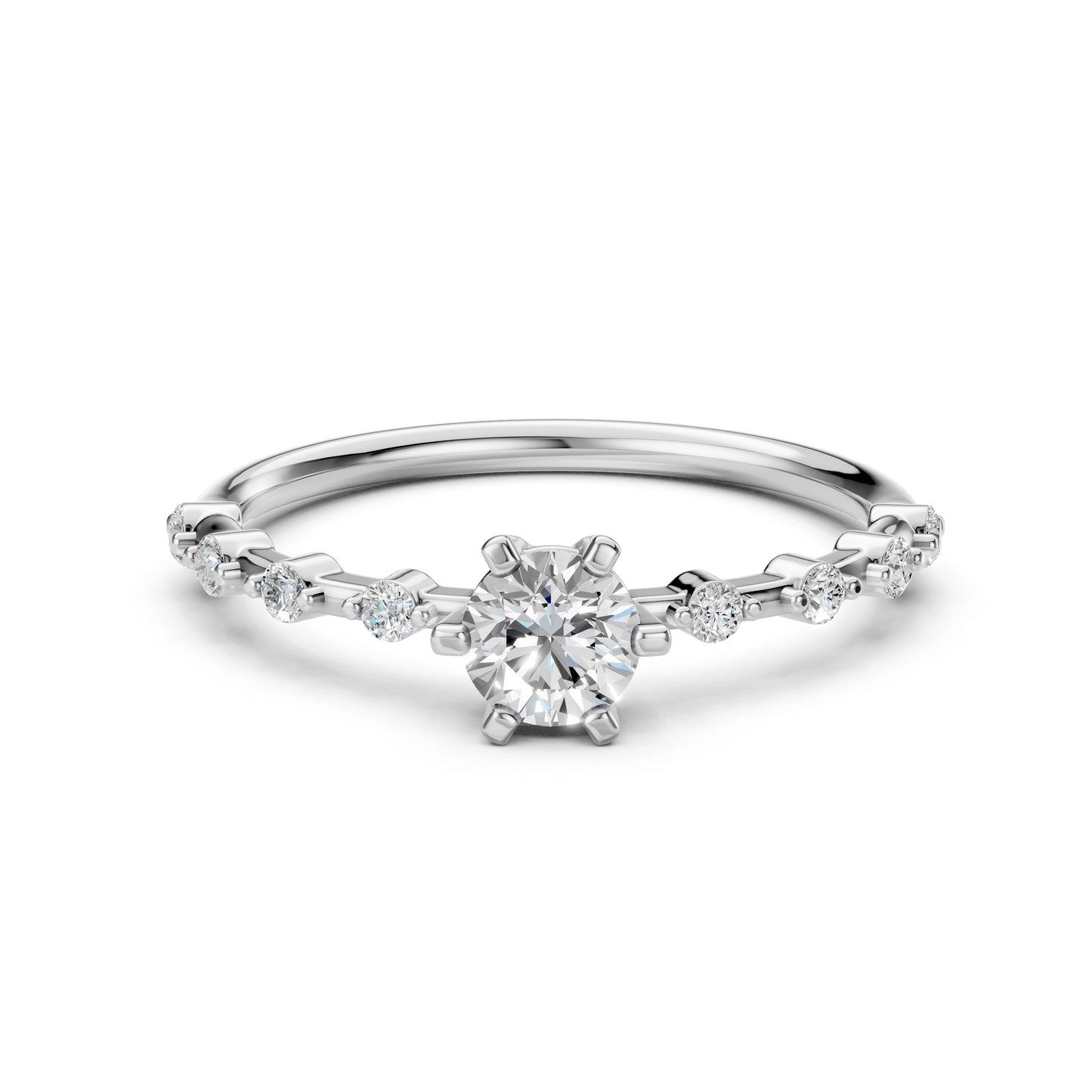 Solitaire Eternity Ring (Round), 0.5 ct — 101-10144(5.1)