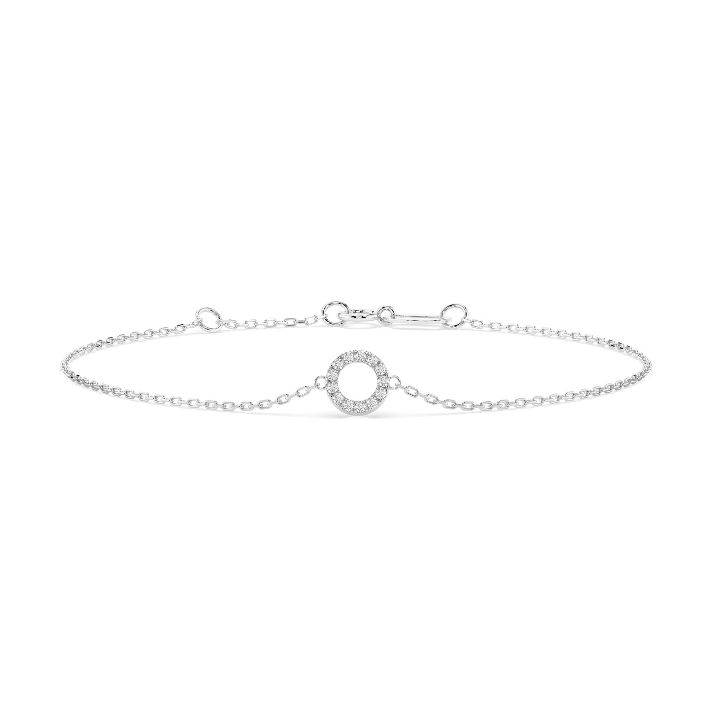 Minimalism Bracelet (Round), 0.07 ct — 105-10015
