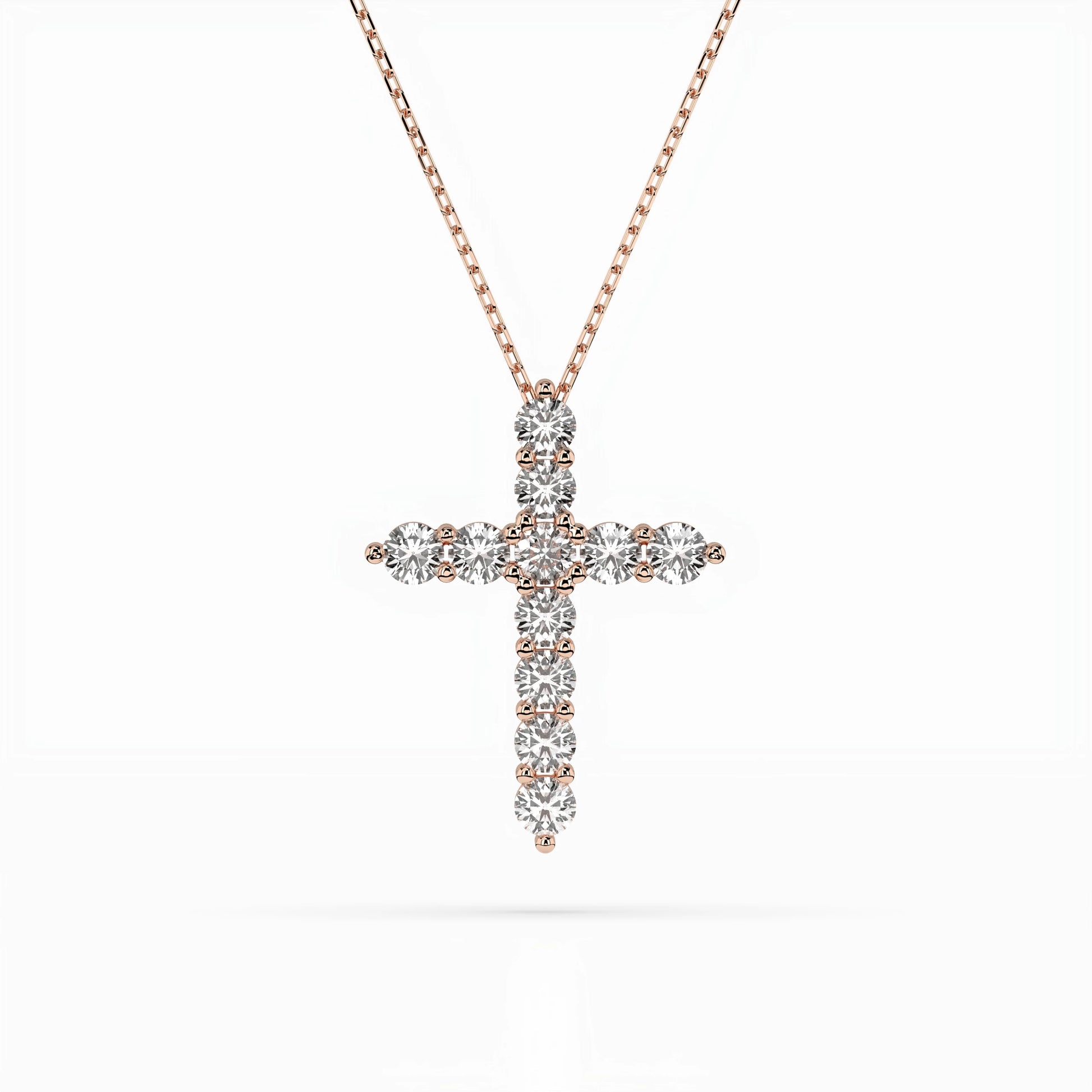 Minimalism Necklace (Round), 1.65 ct — 104-10039(3.4)