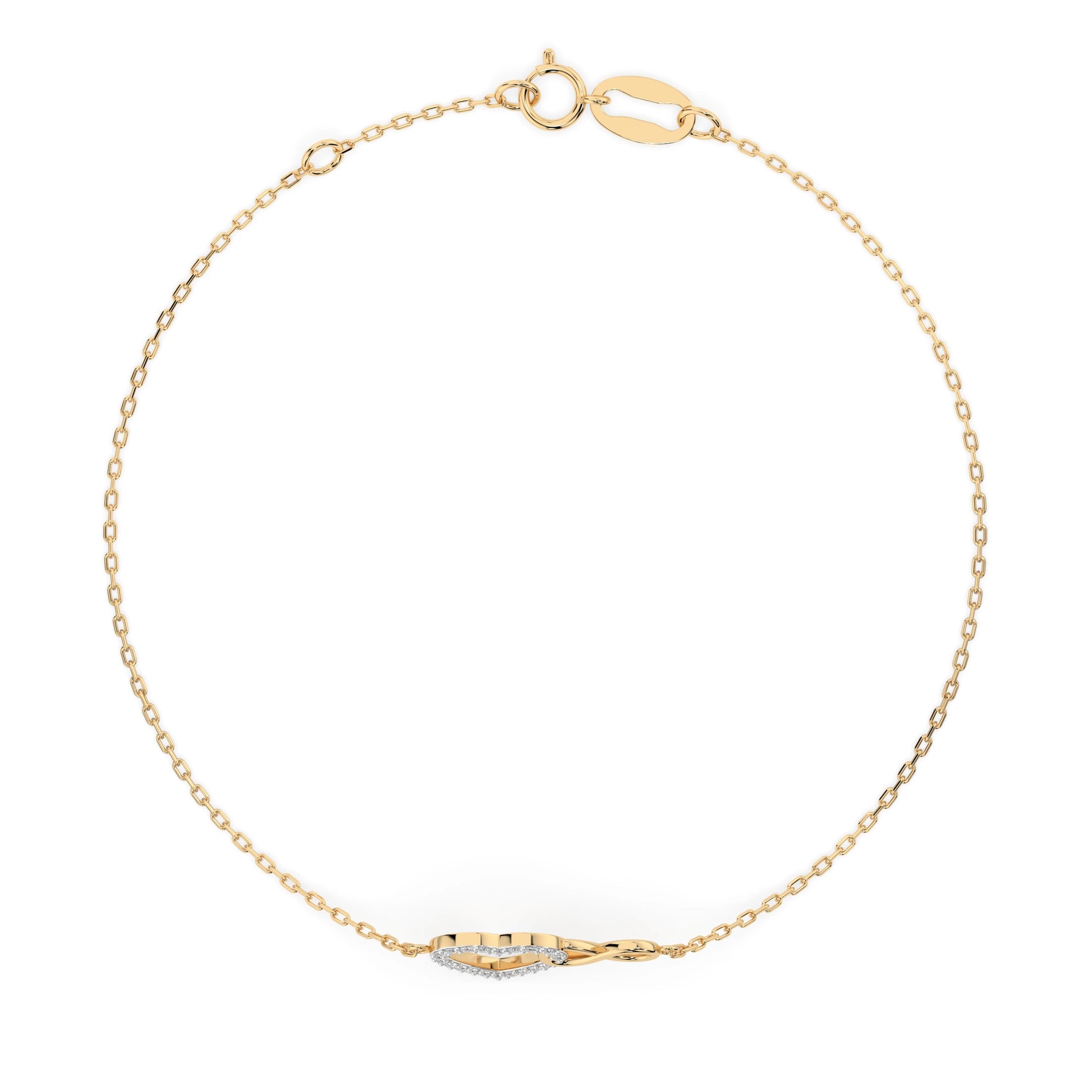 Minimalism Bracelet (Round), 0.11 ct — 105-10011