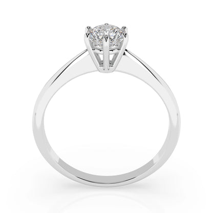 Solitaire Ring (Round), 0.35 ct — 101-10027(4.5)