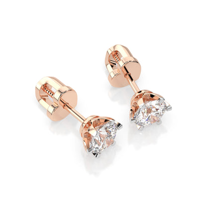 Solitaire Butterfly Earring (Round), 1.0 ct — 102-10040/1(5.1)