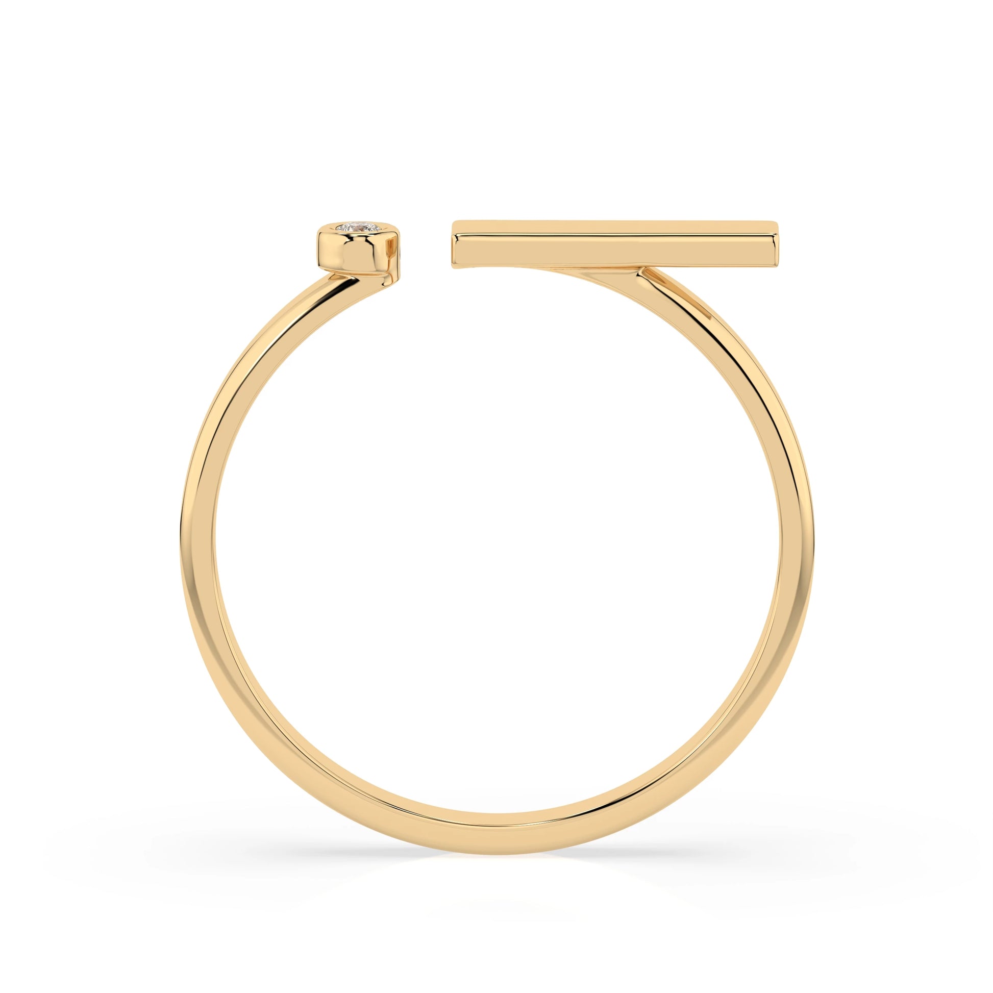 Minimalism Ring (Round), 0.02 ct — 101-10066