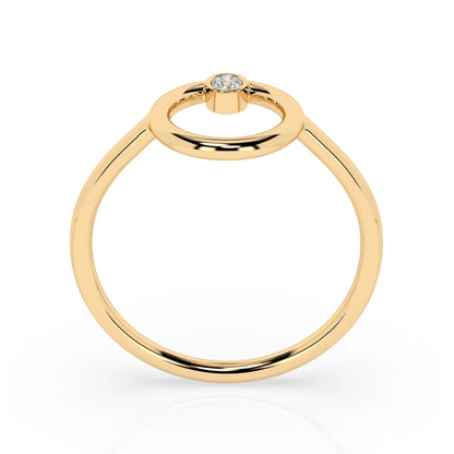 Minimalism Ring (Round), 0.03 ct — 101-10170
