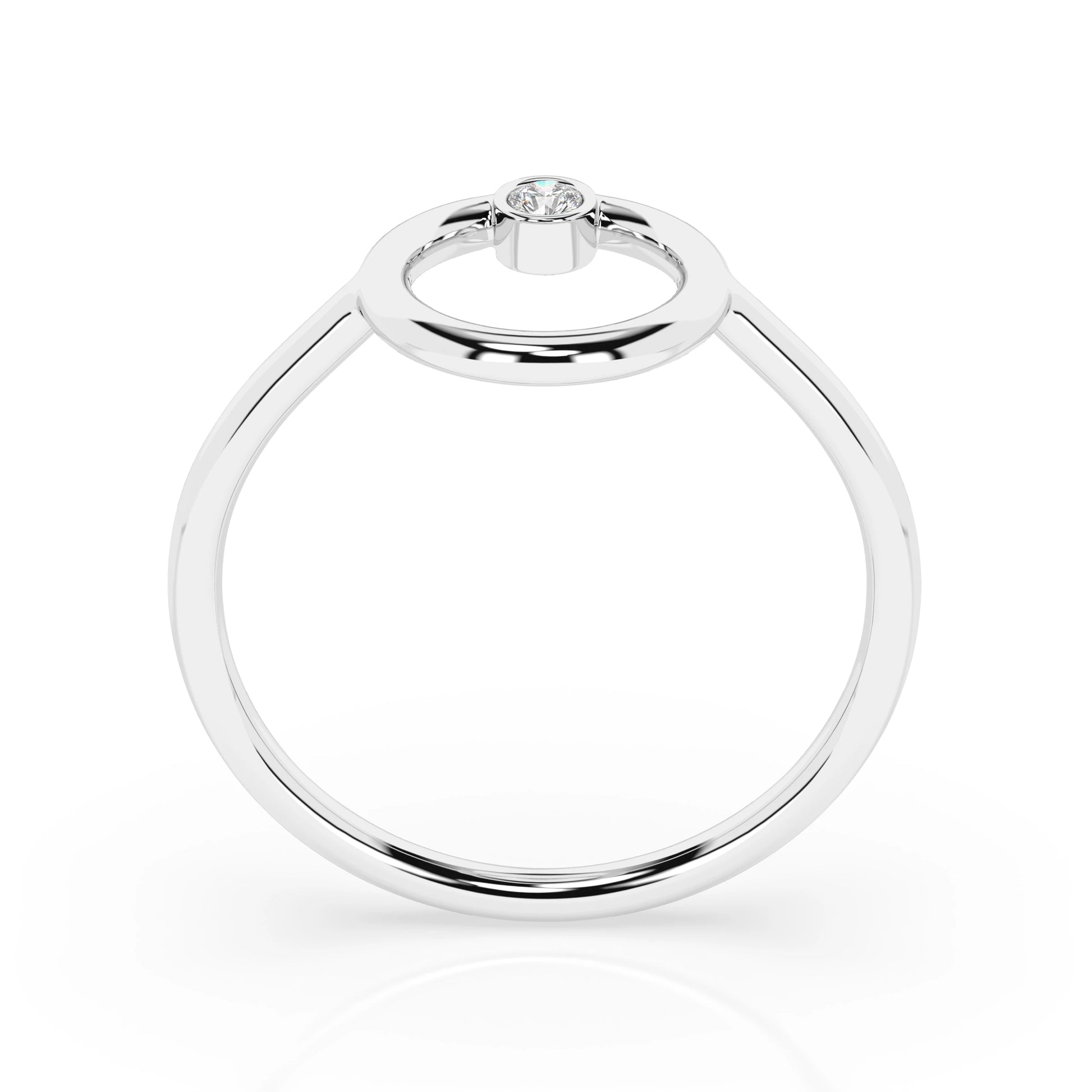 Minimalism Ring (Round), 0.03 ct — 101-10170