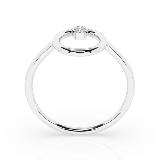 Minimalism Ring (Round), 0.03 ct — 101-10170