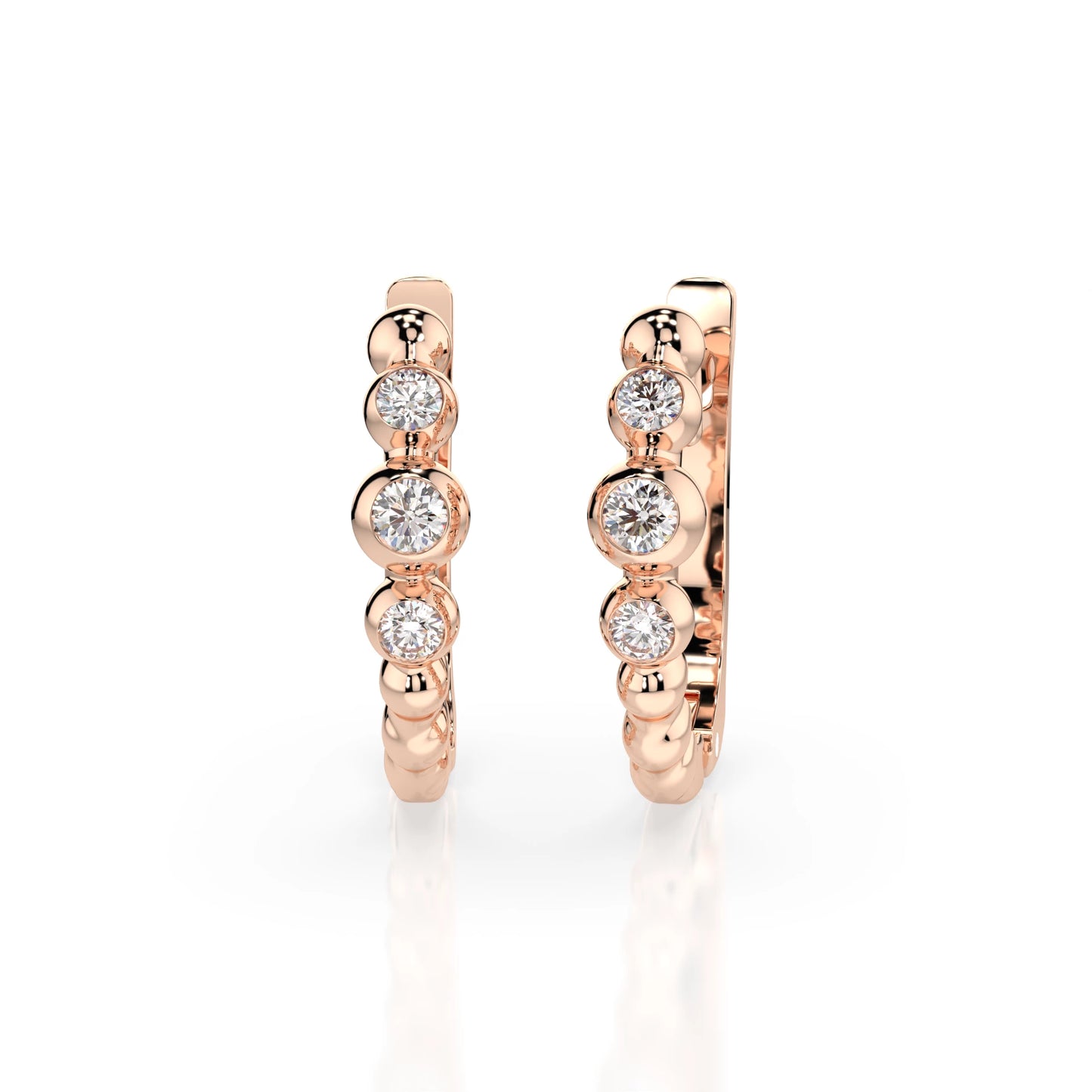 Eternity Earring (Round), 0.06 ct — 102-10019
