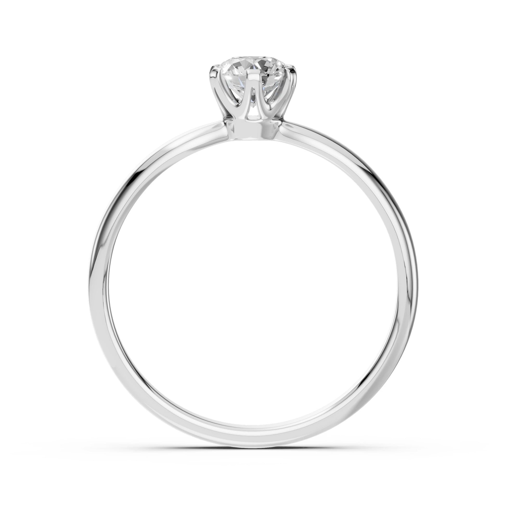 Solitaire Ring (Round), 0.45 ct — 101-10040(4.8)