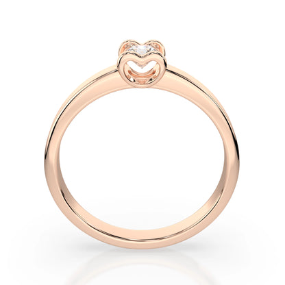 Solitaire Ring (Round), 0.15 ct — 101-10013(3.4)
