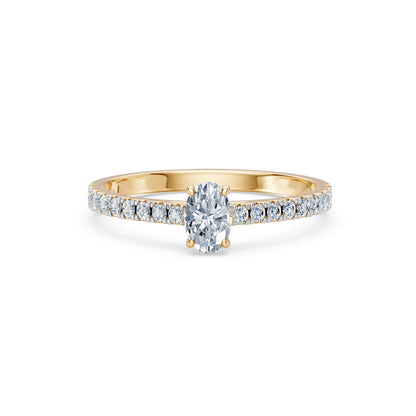 Solitaire Eternity Ring, 0.3 ct — 101-10191(0.30)OV