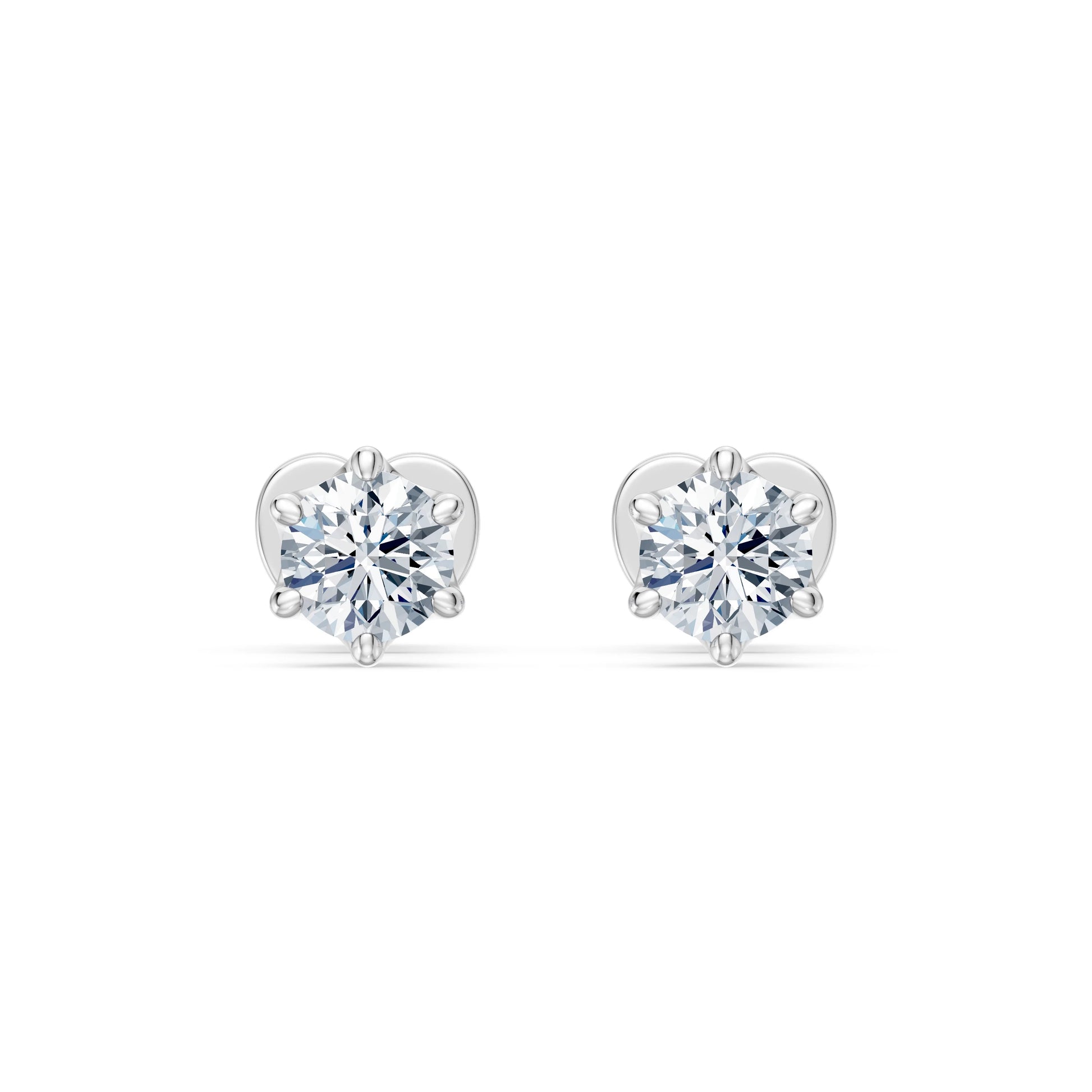 Solitaire Butterfly Earring, 0.5 ct — 102-10040/1(4.0)
