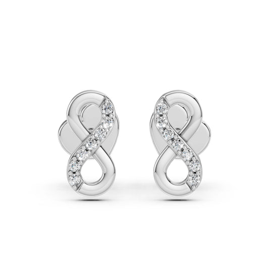 Minimalism Earring (Round), 0.09 ct — 102-10092