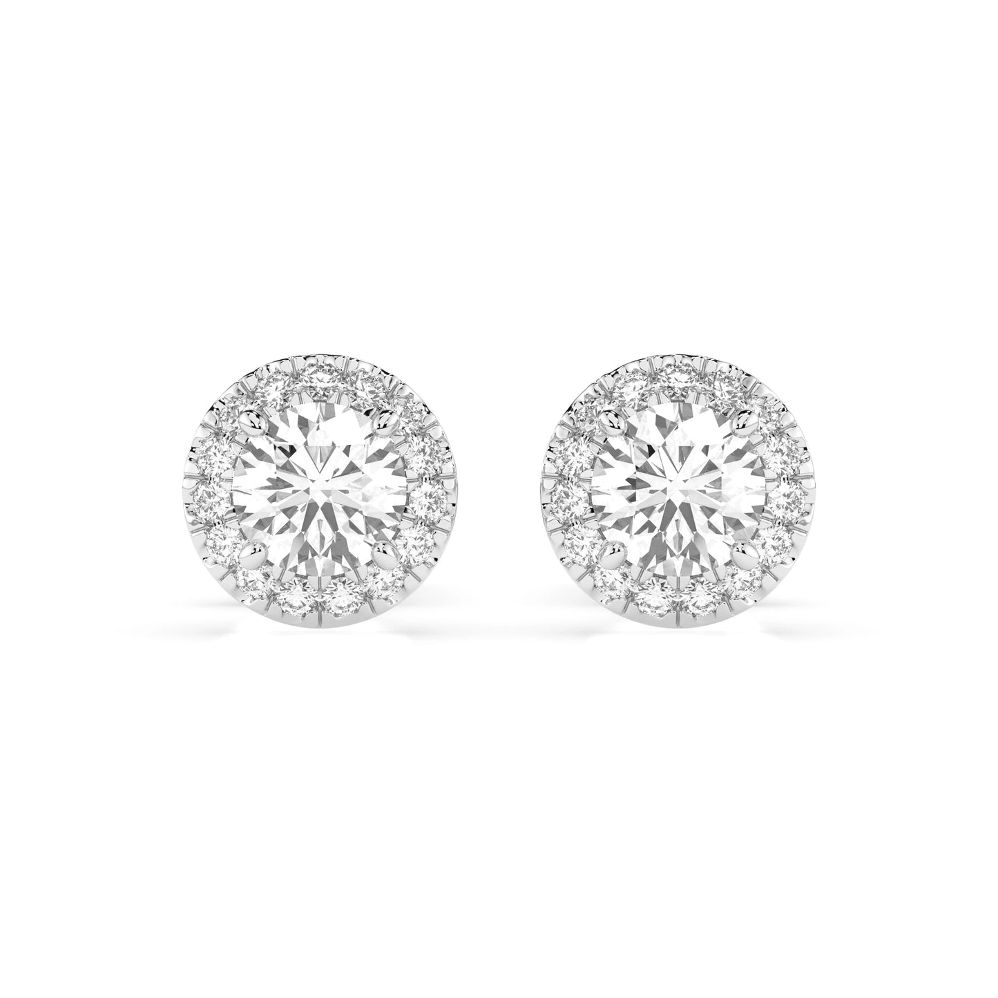 Solitaire Eternity Earring (Round), 0.4 ct — 102-10095(3.7)