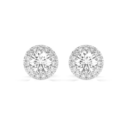 Solitaire Eternity Earring (Round), 0.4 ct — 102-10095(3.7)
