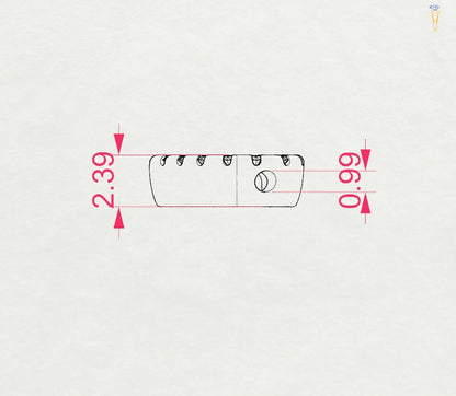 Minimalism Necklace (Round), 0.09 ct — 104-10051