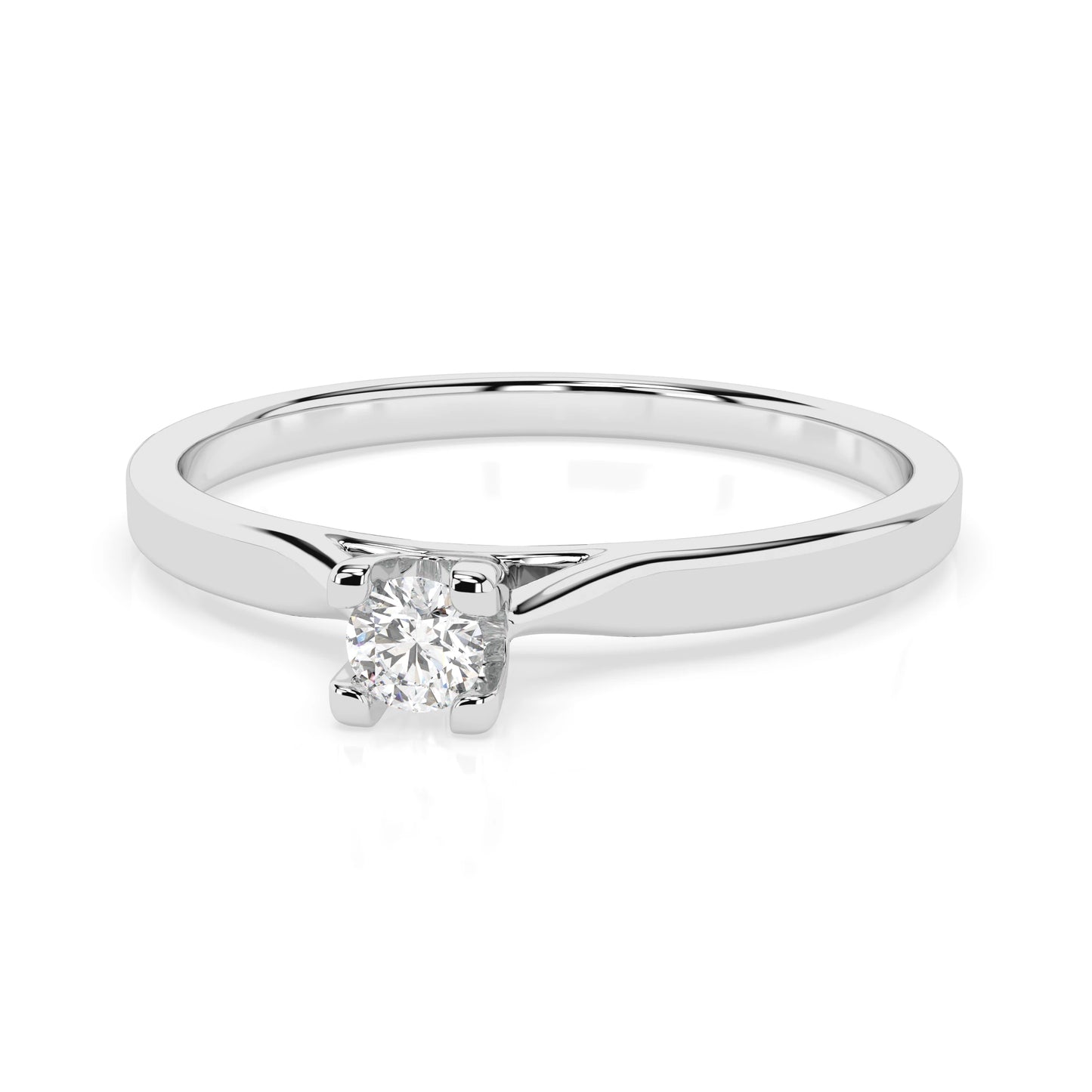 Solitaire Ring (Round), 0.06 ct — 101-10034(2.5)