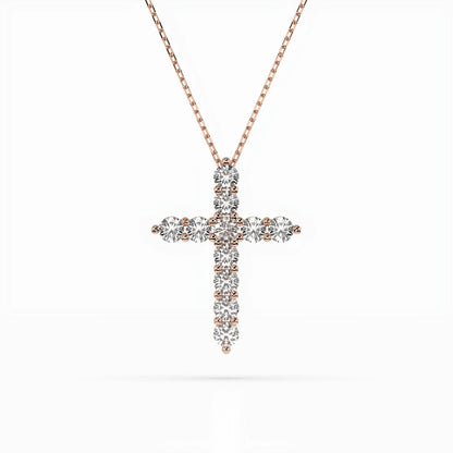 Minimalism Necklace (Round), 1.1 ct — 104-10039(3.0)
