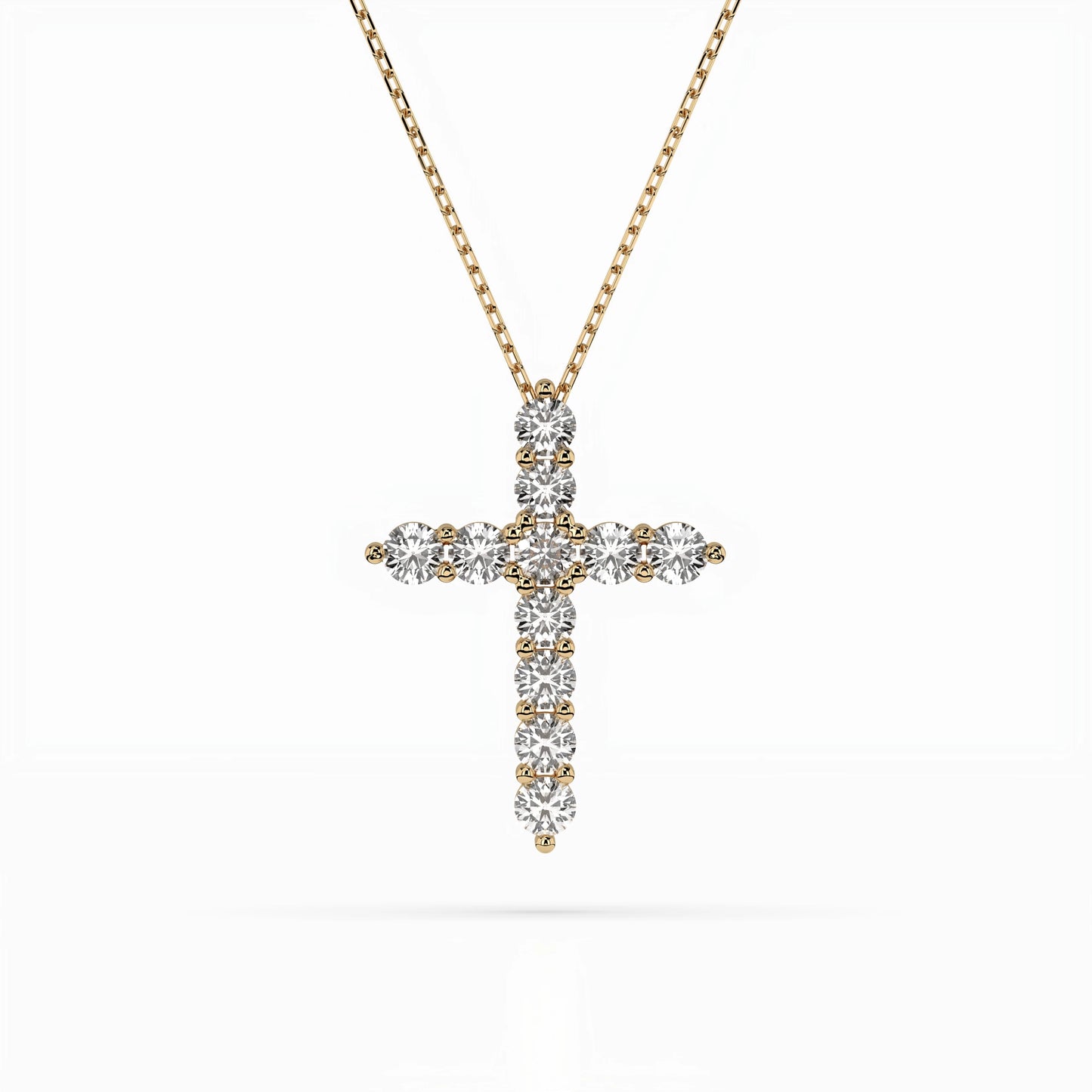 Minimalism Necklace (Round), 1.65 ct — 104-10039(3.4)