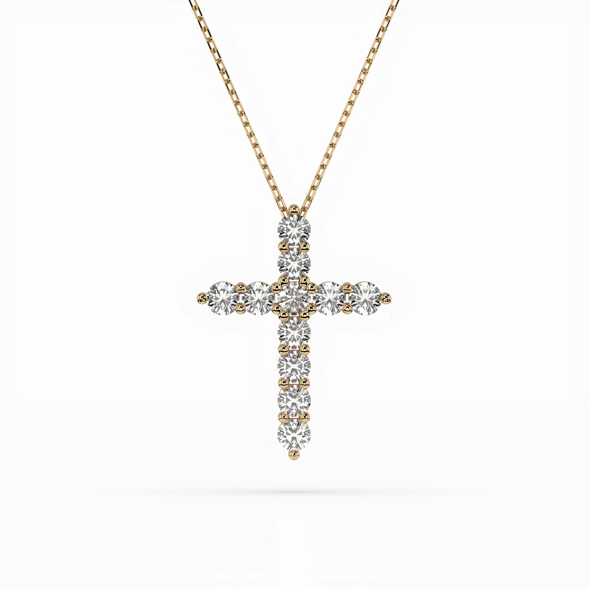 Minimalism Necklace (Round), 1.65 ct — 104-10039(3.4)