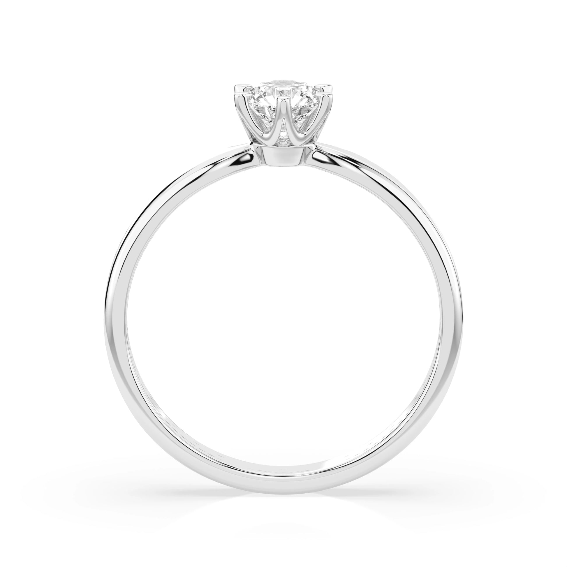 Solitaire Ring (Round), 0.35 ct — 101-10040(4.5)
